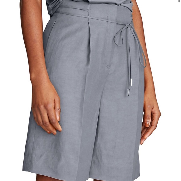 Halston linen shorts size 2 - Picture 1 of 6